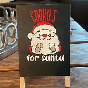 Cookies for Santa Sign